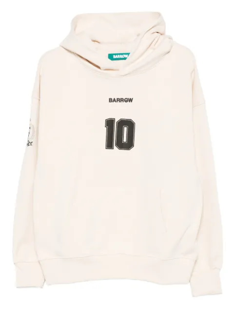 BARROW graphic-print cotton hoodie