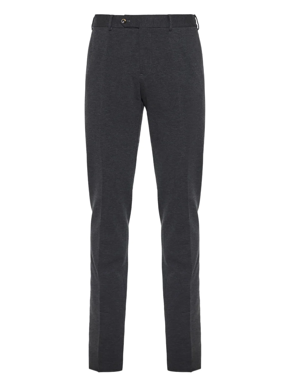 Pt Torino Mid-rise Wool Trousers In Blue