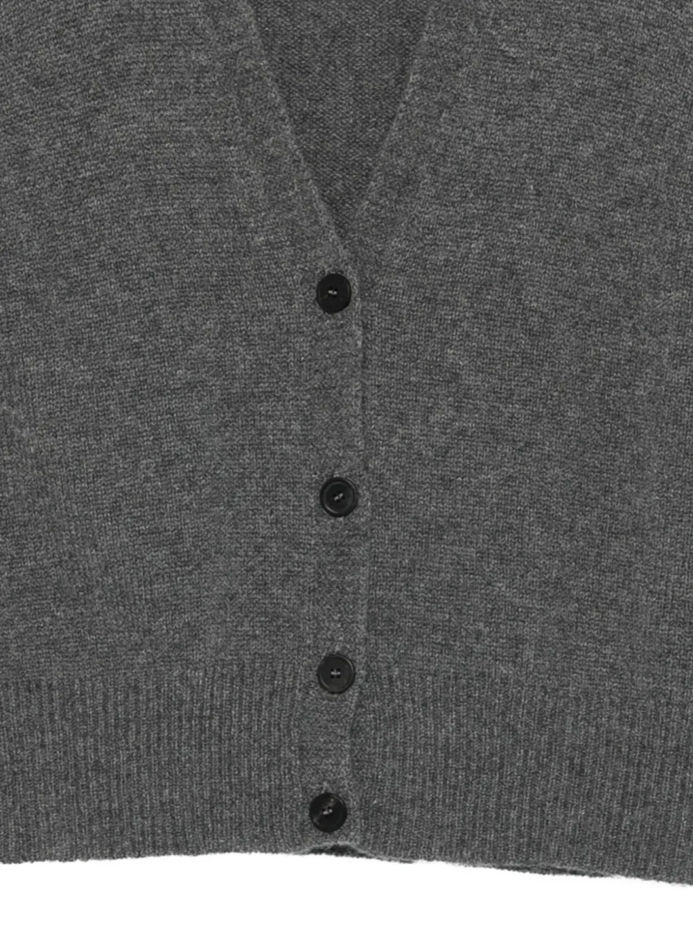 Emporio Armani Kasjmier top met knopen Grijs