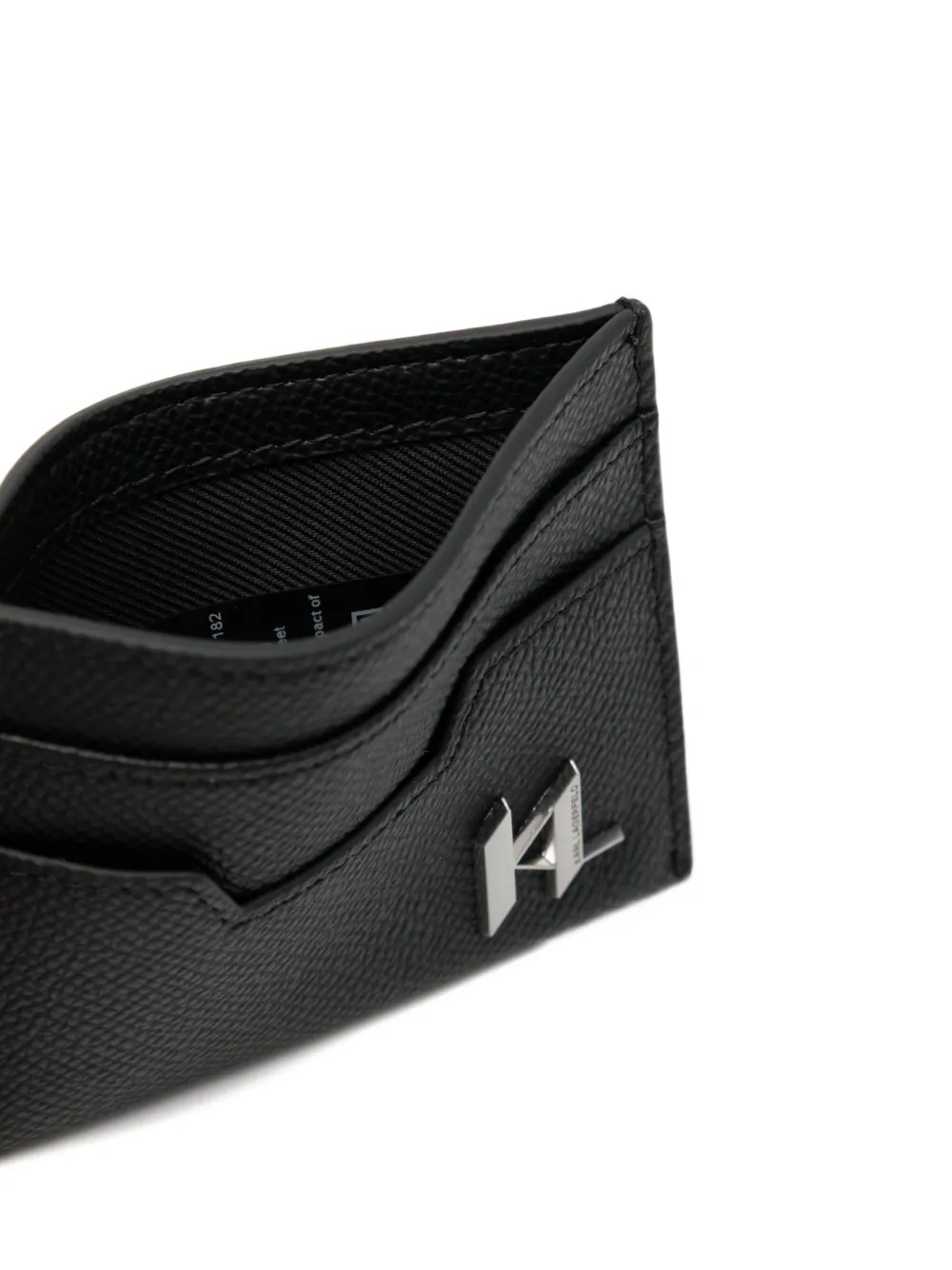 Karl Lagerfeld K/monogram Cardholder In Black