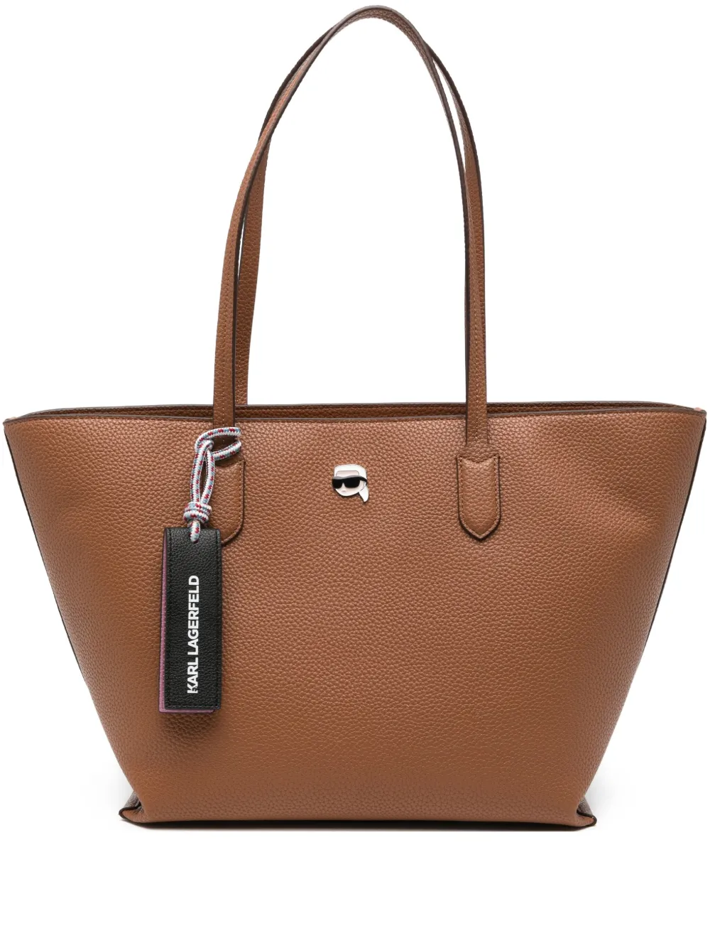 Karl Lagerfeld Ikon tote bag - Marrone