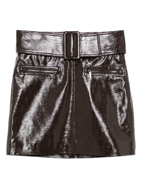 Karl Lagerfeld patent skirt