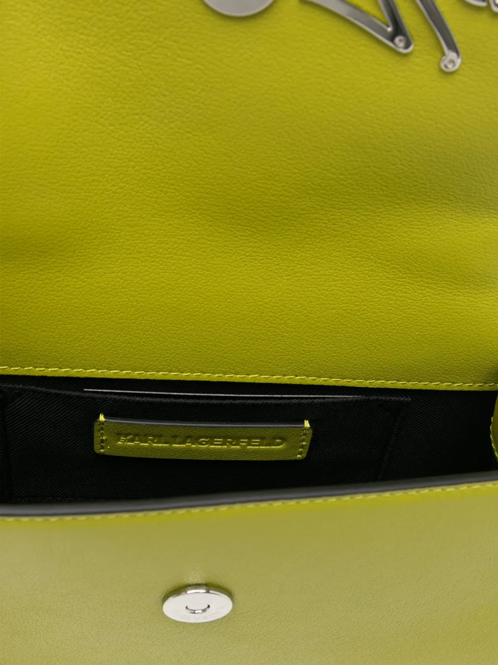 Karl Lagerfeld Heuptas met logoplakkaat Groen