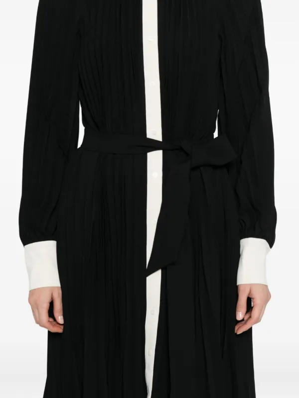 5221 美品 高級 Karl Lagerfeld 黒 ブラウス プリーツ入り 31670199_62314365_1000.jpg