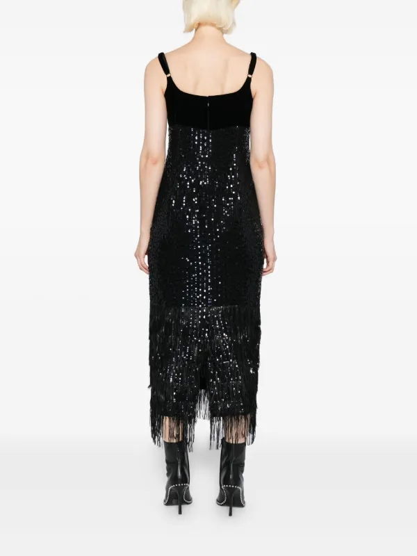 Karl Lagerfeld Logo-plaque Sleeveless Dress - Black