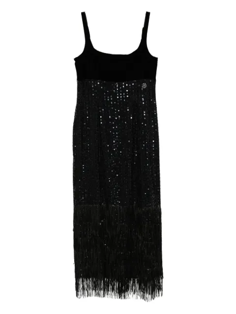 Karl Lagerfeld logo-plaque dress