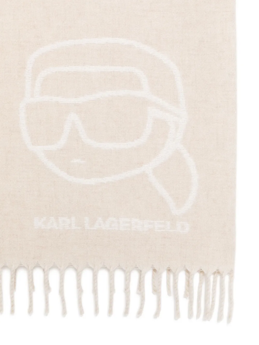 Karl Lagerfeld Ikon sjaal - Beige