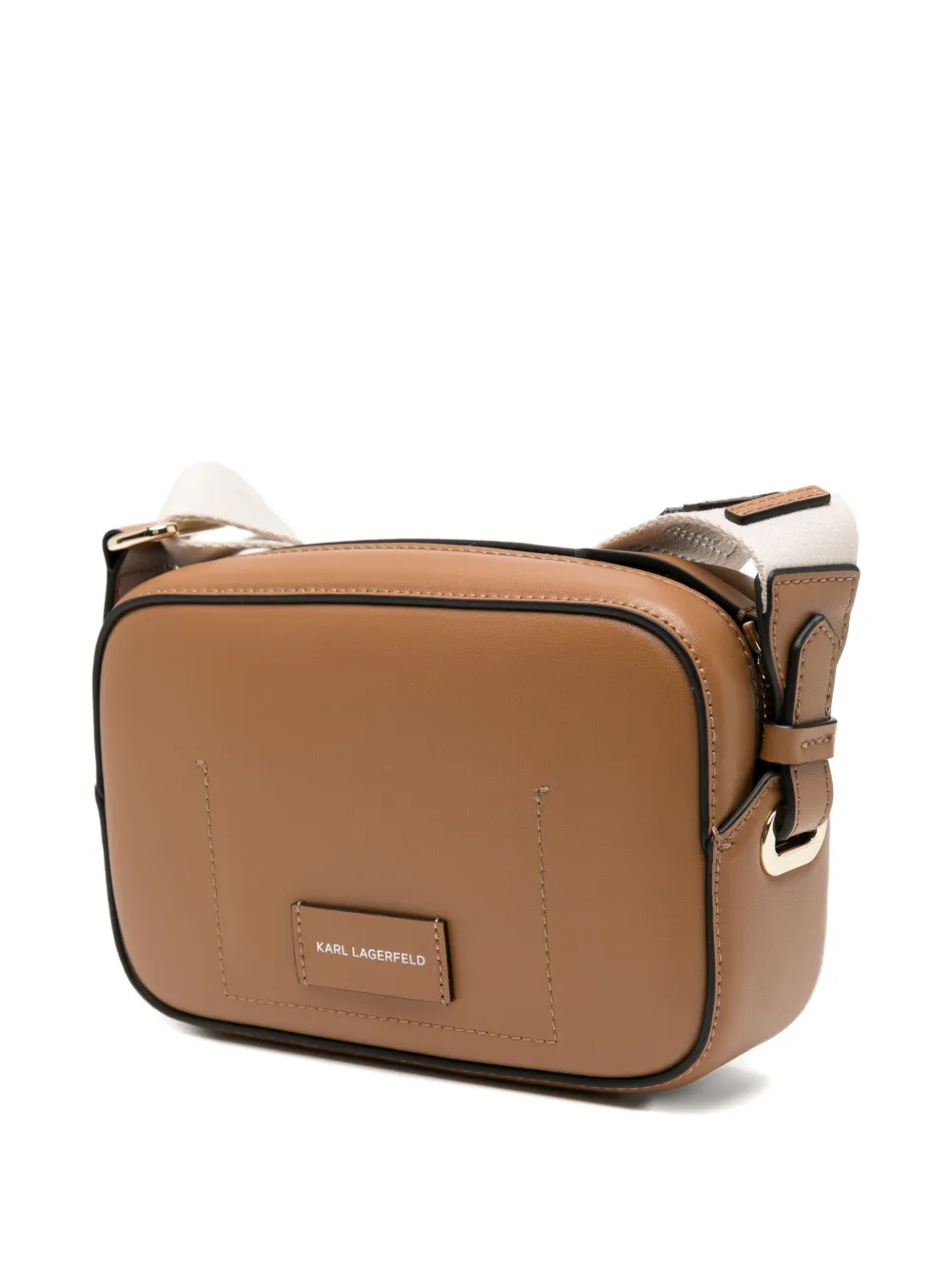 Karl Lagerfeld Crossbodytas met logoprint Bruin