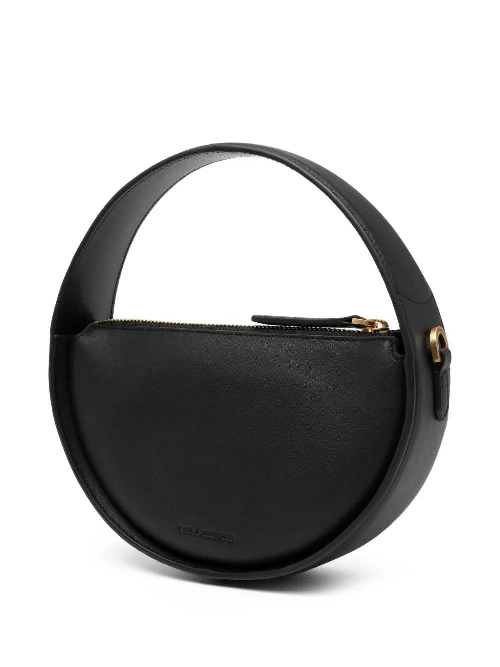 Karl Lagerfeld Heuptas met logoplakkaat Zwart