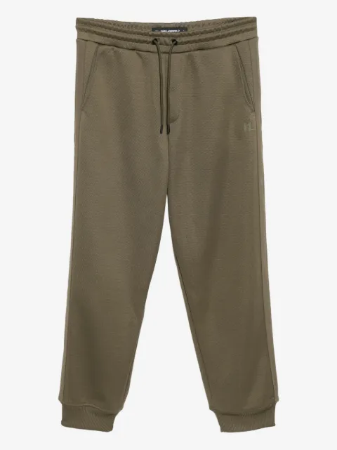 Karl Lagerfeld logo-embossed trousers