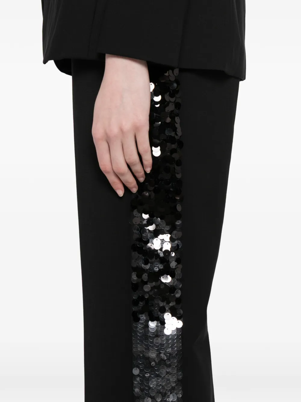 Karl Lagerfeld Karl Studio straight broek Zwart