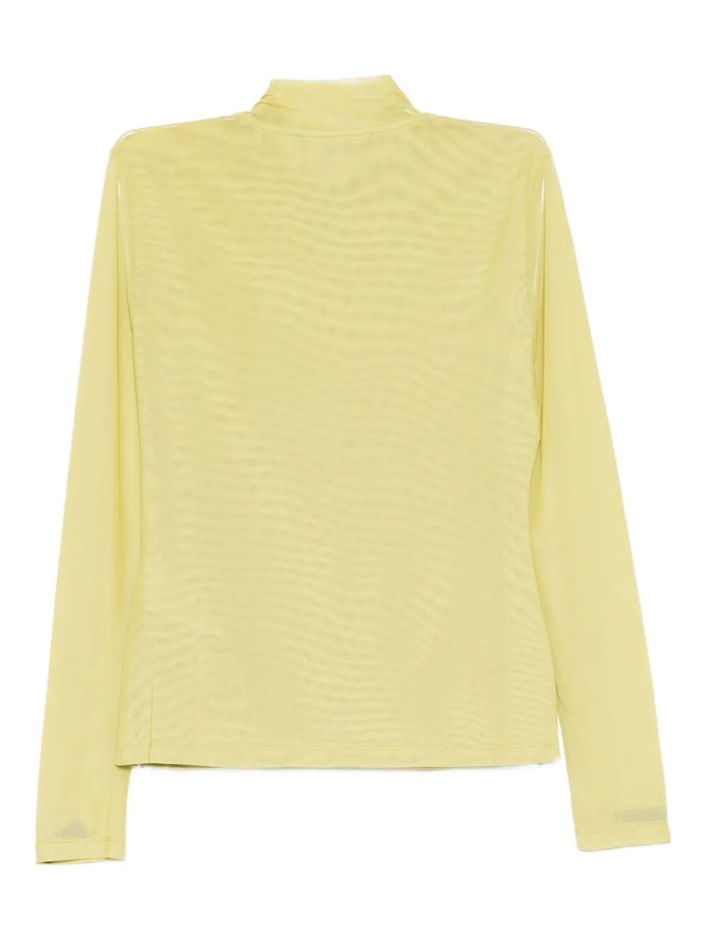 Karl Lagerfeld Mesh top met lange mouwen Groen