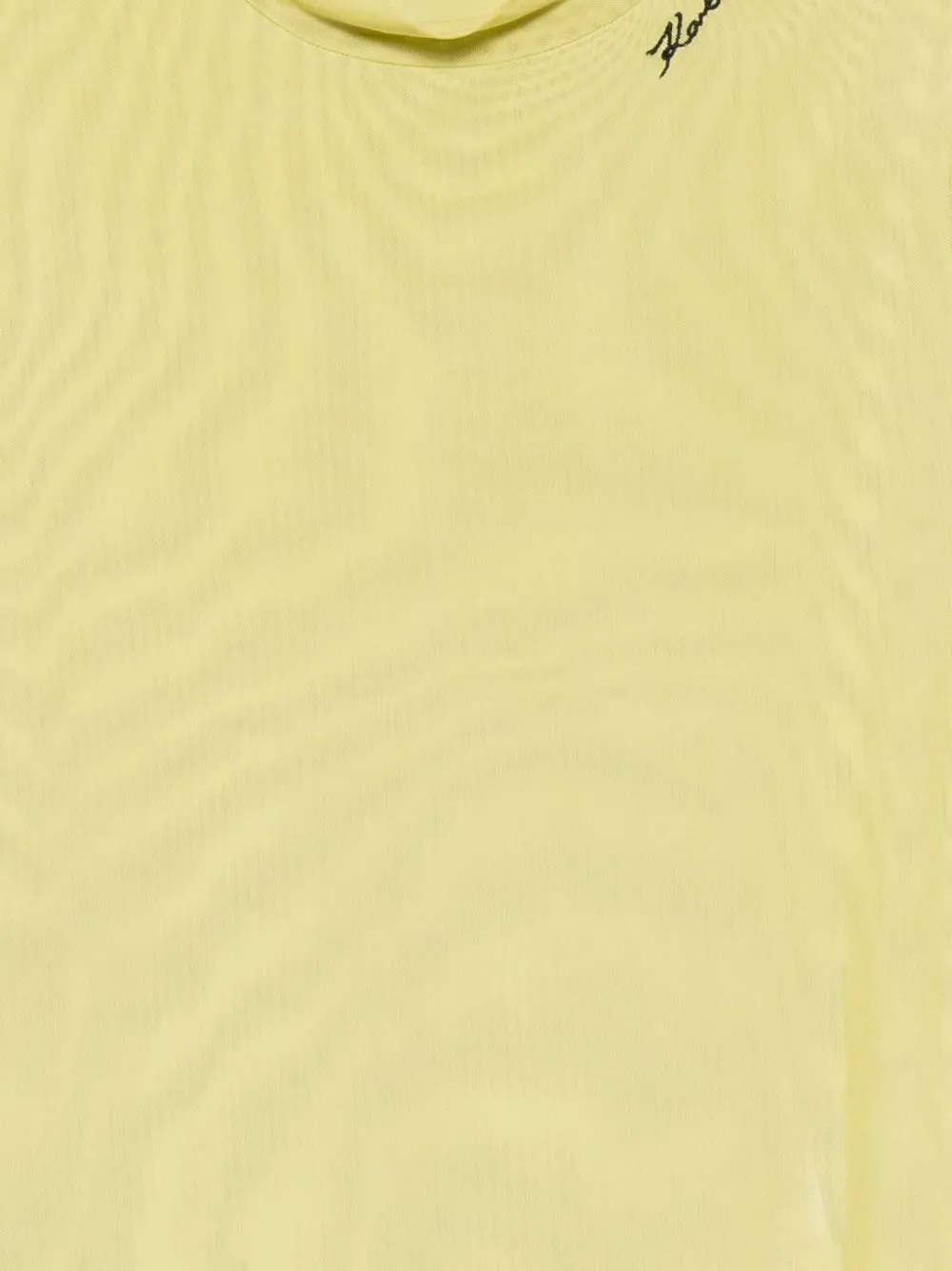 Karl Lagerfeld Mesh top met lange mouwen Groen