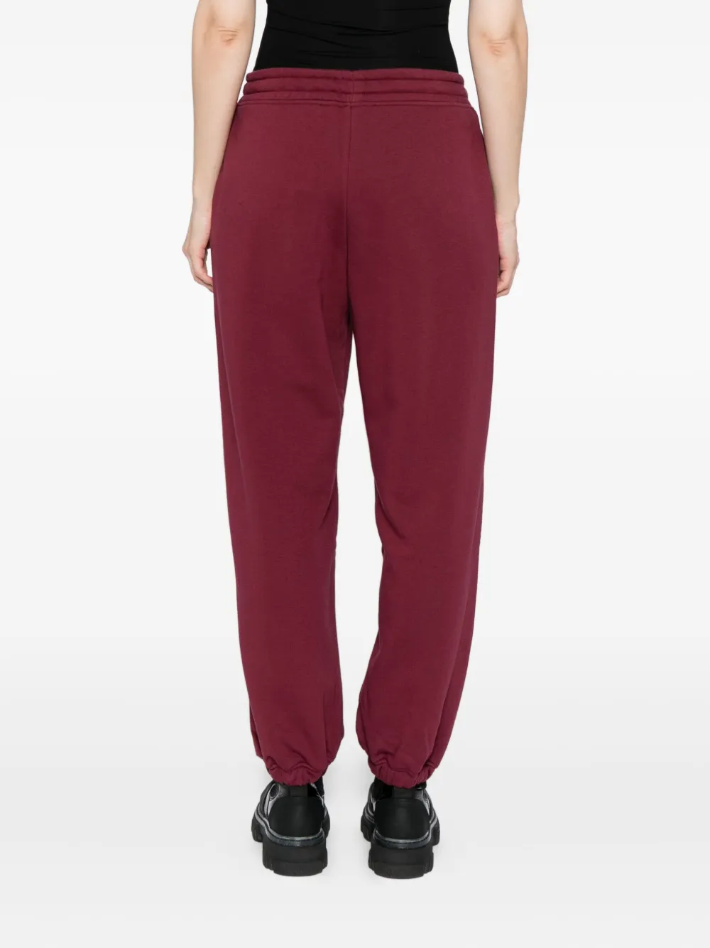 Karl Lagerfeld Broek met logo-reliëf Rood