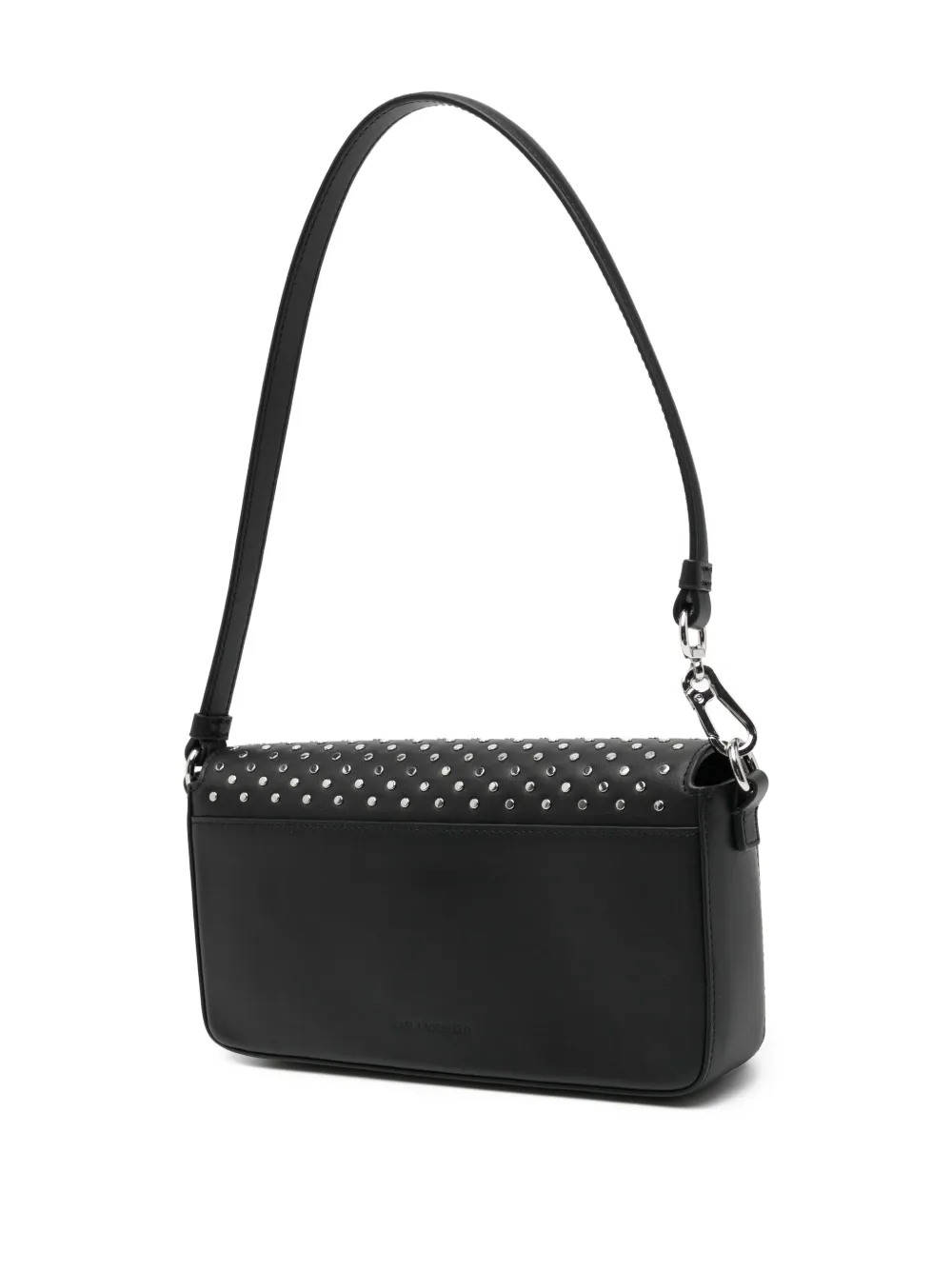 Karl Lagerfeld Schoudertas met logo-reliëf Zwart