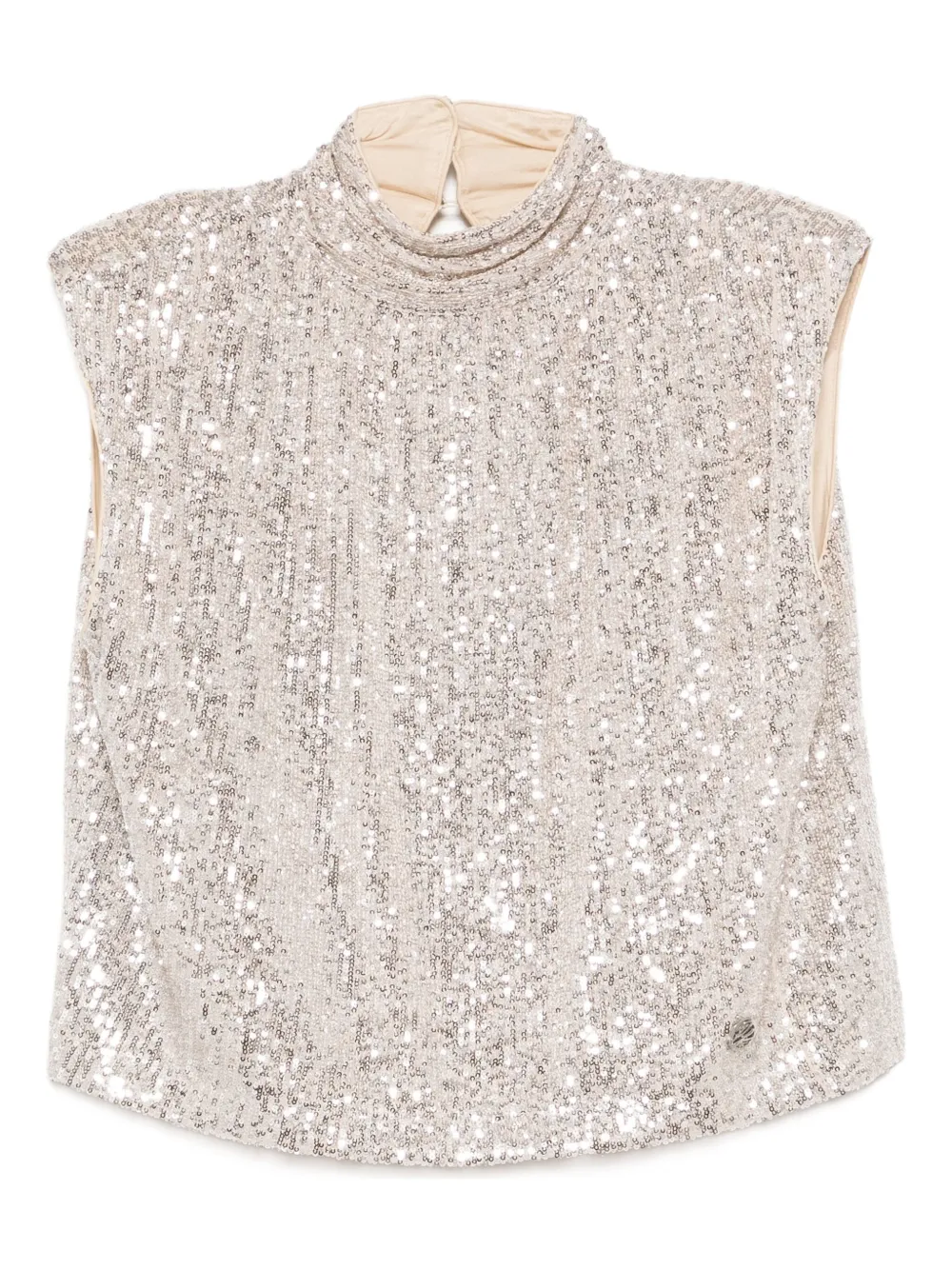Karl Lagerfeld sequinned blouse | Silver | Image 1