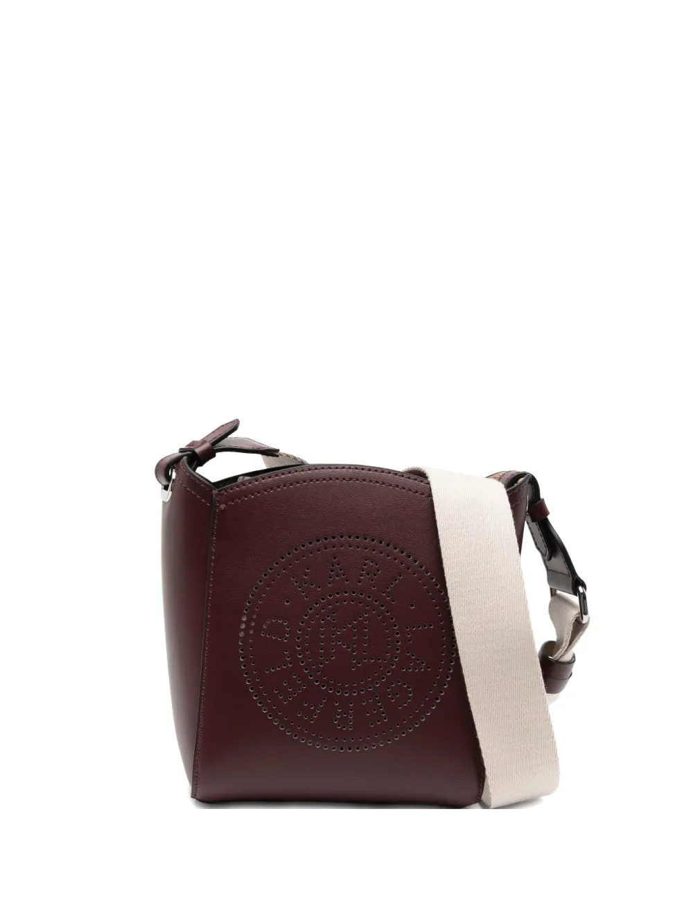 Karl Lagerfeld Logo-print Shoulder Bag In Burgundy