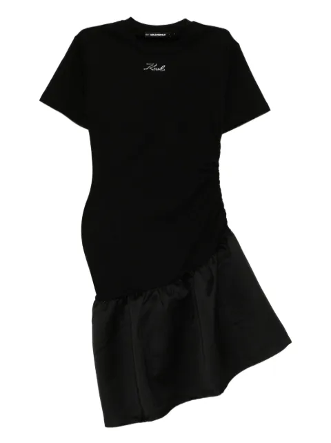 Karl Lagerfeld logo-embossed dress