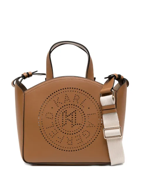 Karl Lagerfeld tote con logo perforado