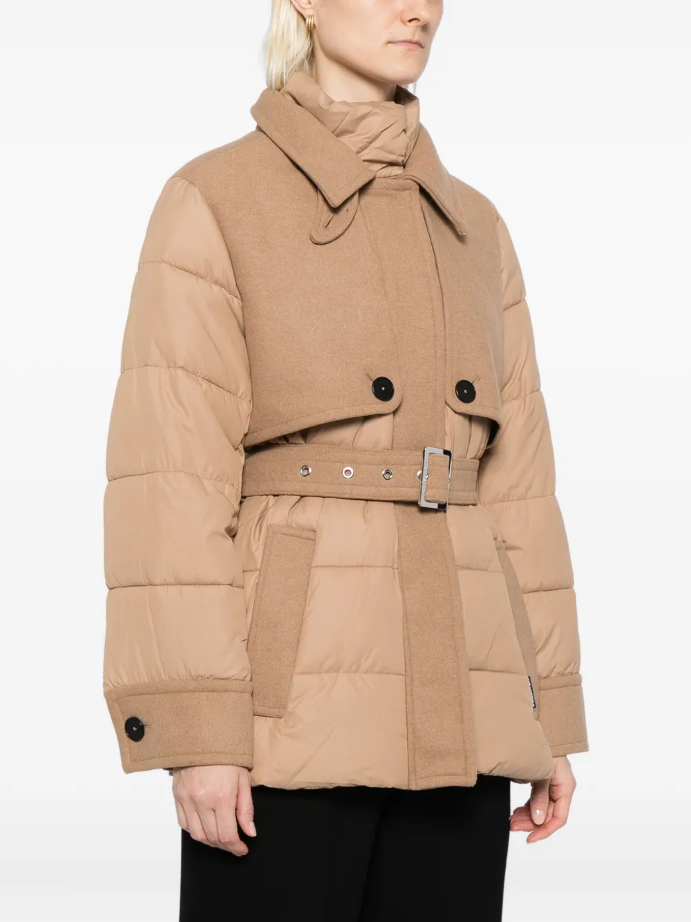 Karl Lagerfeld Mix Media jas Bruin