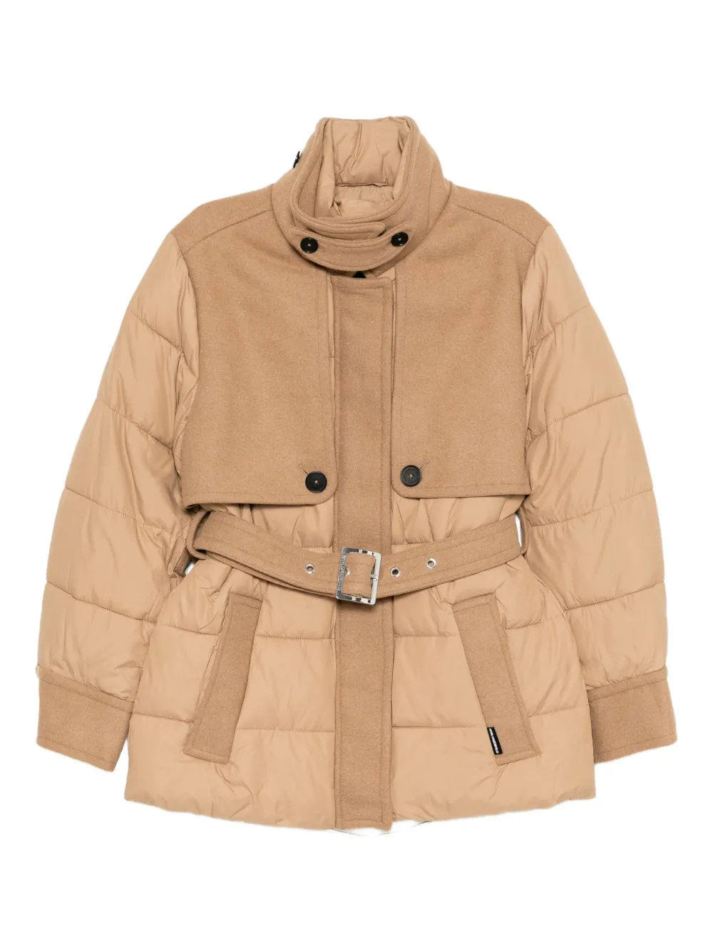 Karl Lagerfeld Mix Media coat | Brown | Image 1