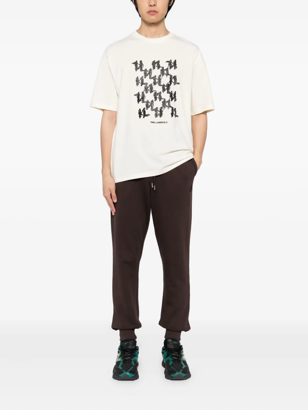 Karl Lagerfeld Kameo broek - Bruin