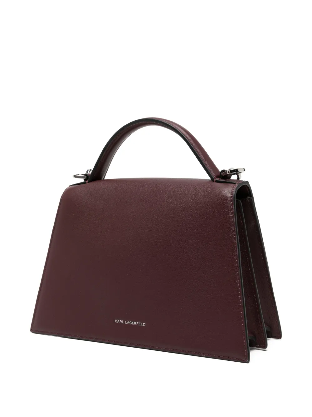 Karl Lagerfeld Shopper met logoplakkaat Rood