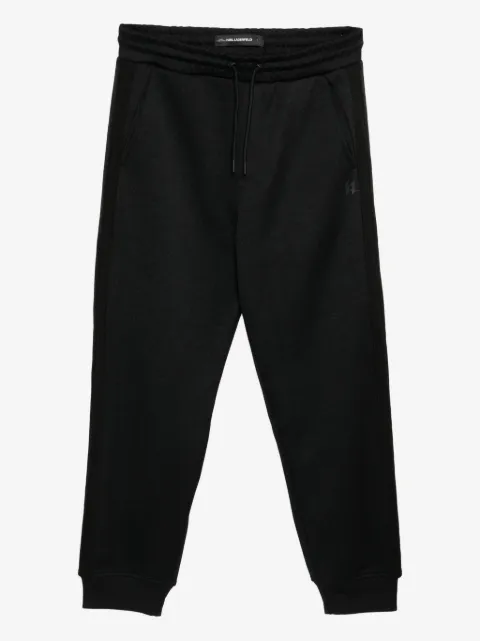 Karl Lagerfeld logo-embossed trousers
