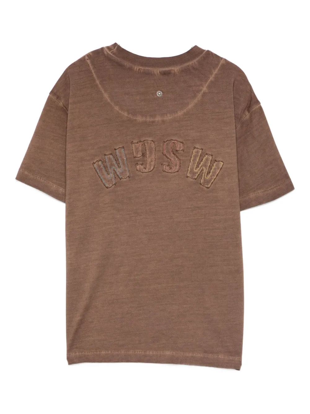 MSGM Kids embroidered-logo cotton T-shirt | Boys T-Shirts | Image 2