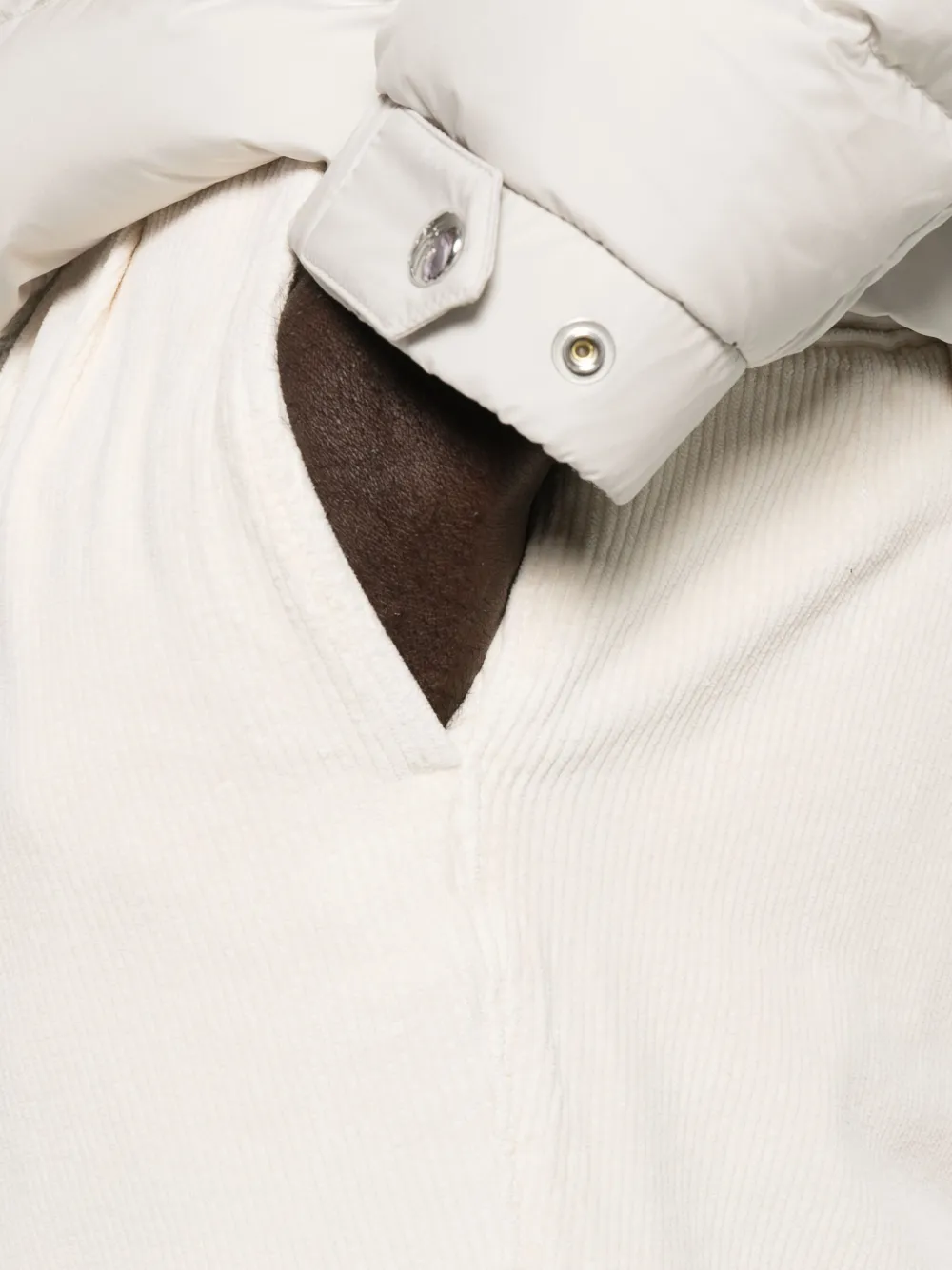 Incotex Pleated Cotton Trousers In White