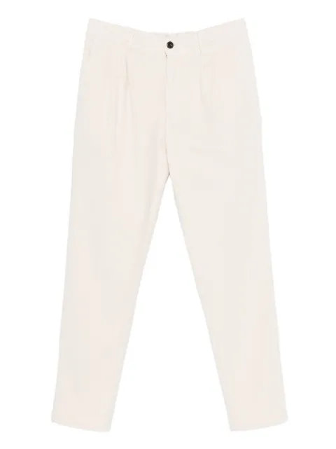 Incotex pantalones de algodón con pinzas