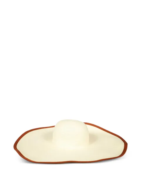 Max Mara contrast-trim beach hat