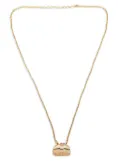 Weekend Max Mara bag-shaped chain necklace - Gold