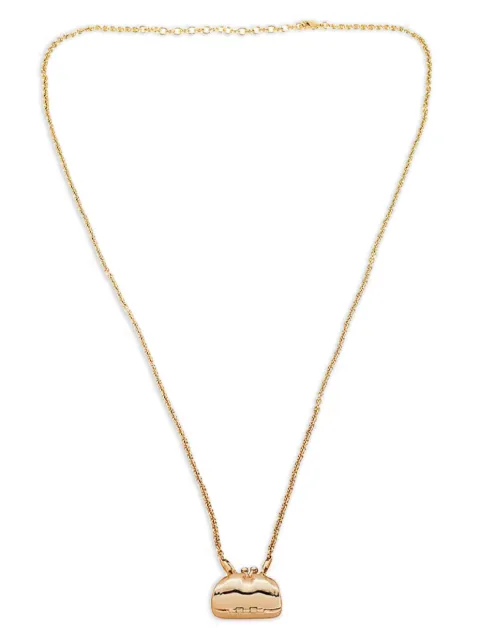 Weekend Max Mara bag-shaped chain necklace