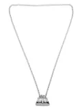 Weekend Max Mara bag-shaped chain necklace - Grey