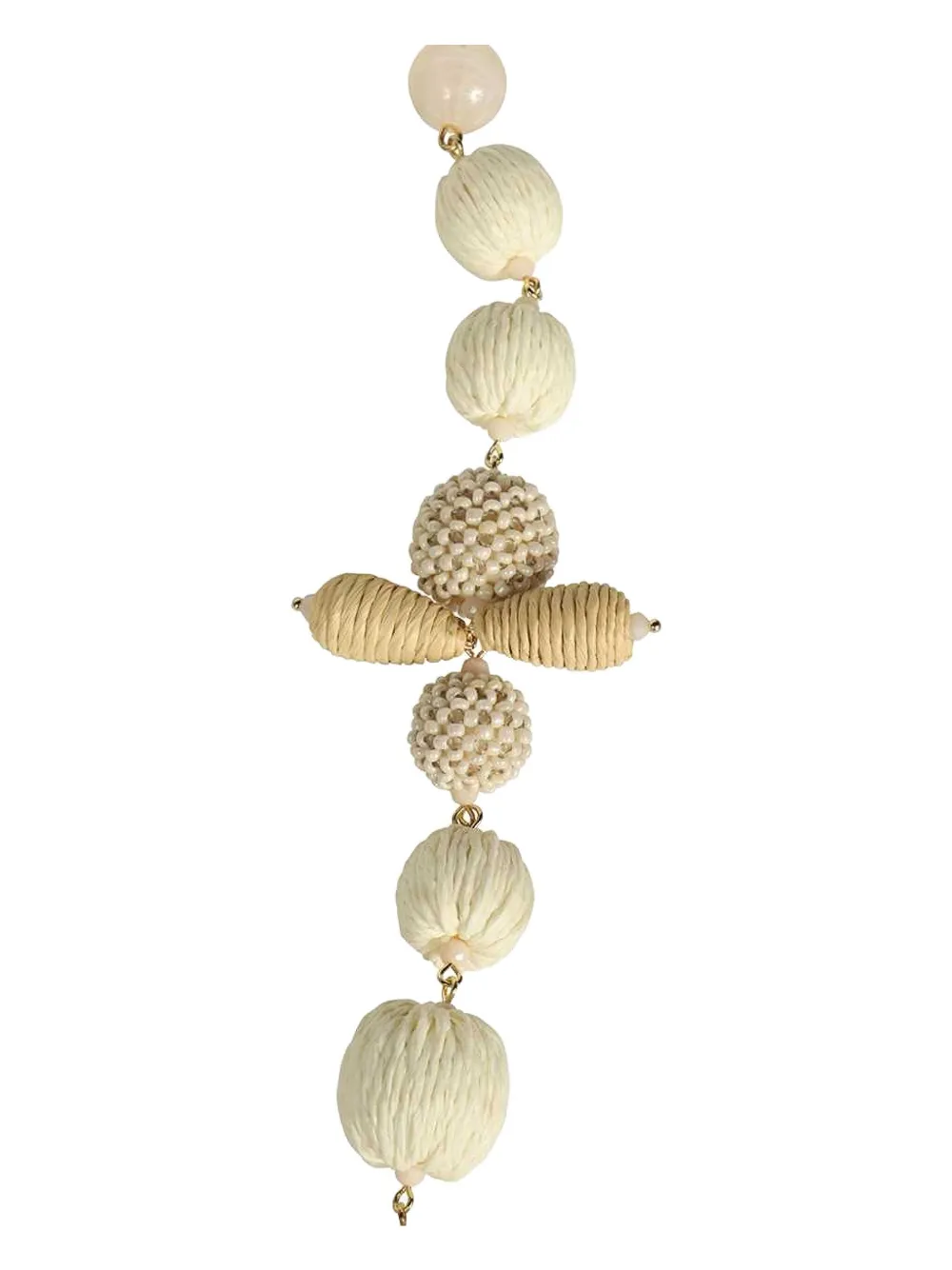 Weekend Max Mara Necklace With Decorative Stones In Neutral