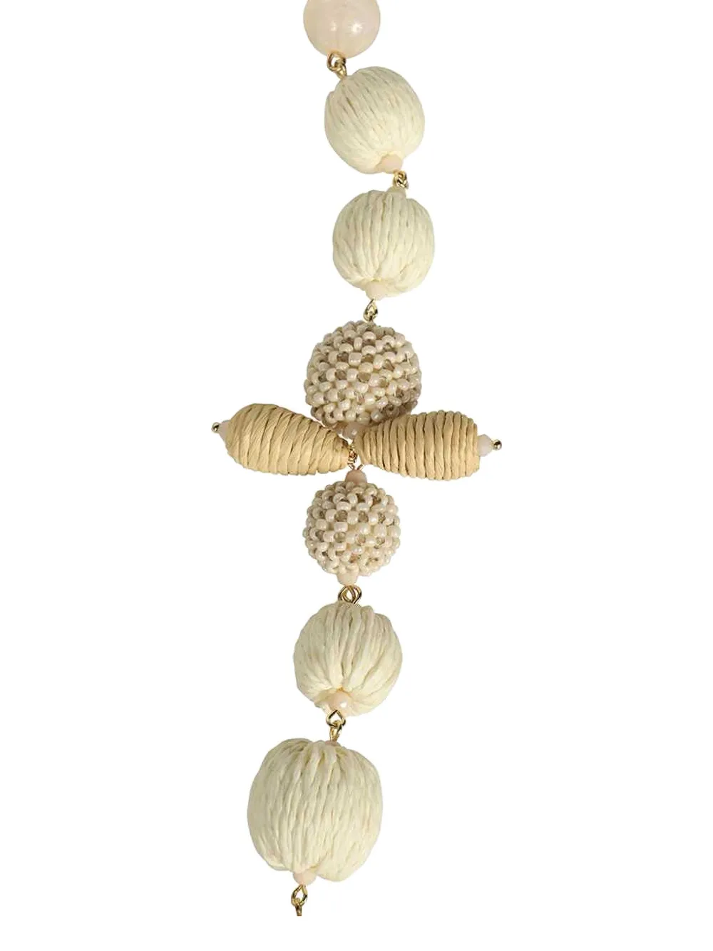 Weekend Max Mara Necklace with decorative stones - Beige