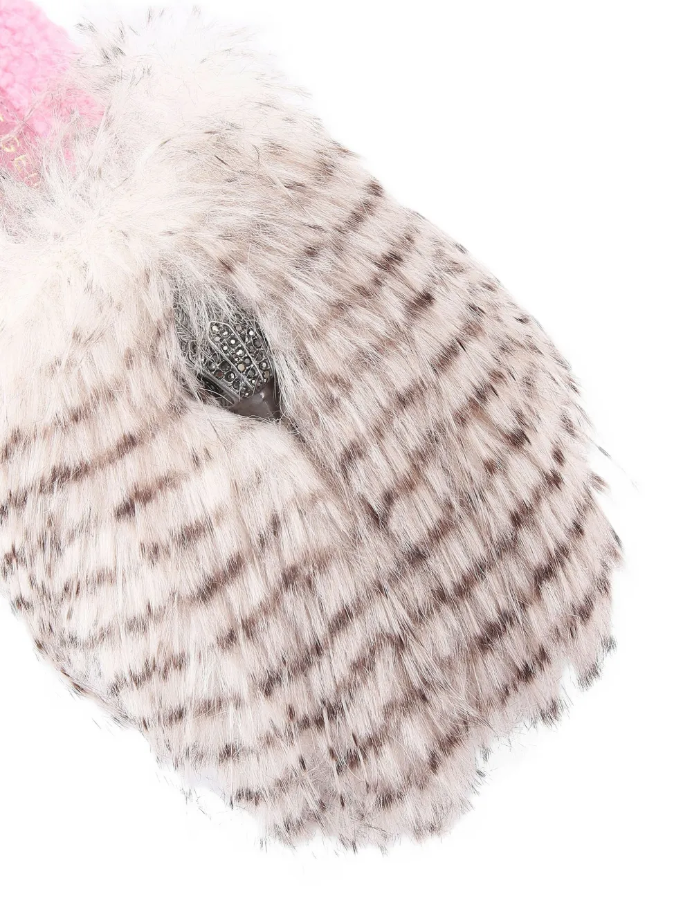 Kurt Geiger London Kensington slippers met kristallen Beige