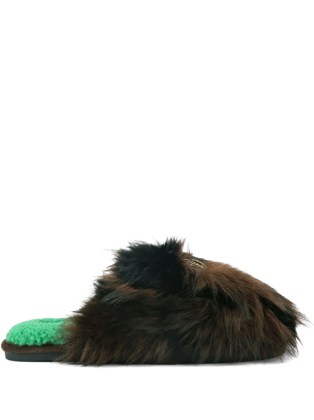 Kurt Geiger London Slippers met adelaar-detail Bruin