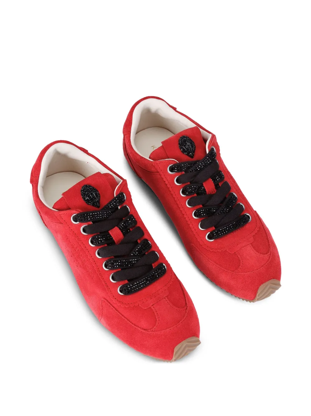 Kurt Geiger London Islington sneakers verfraaid met kristallen - Rood