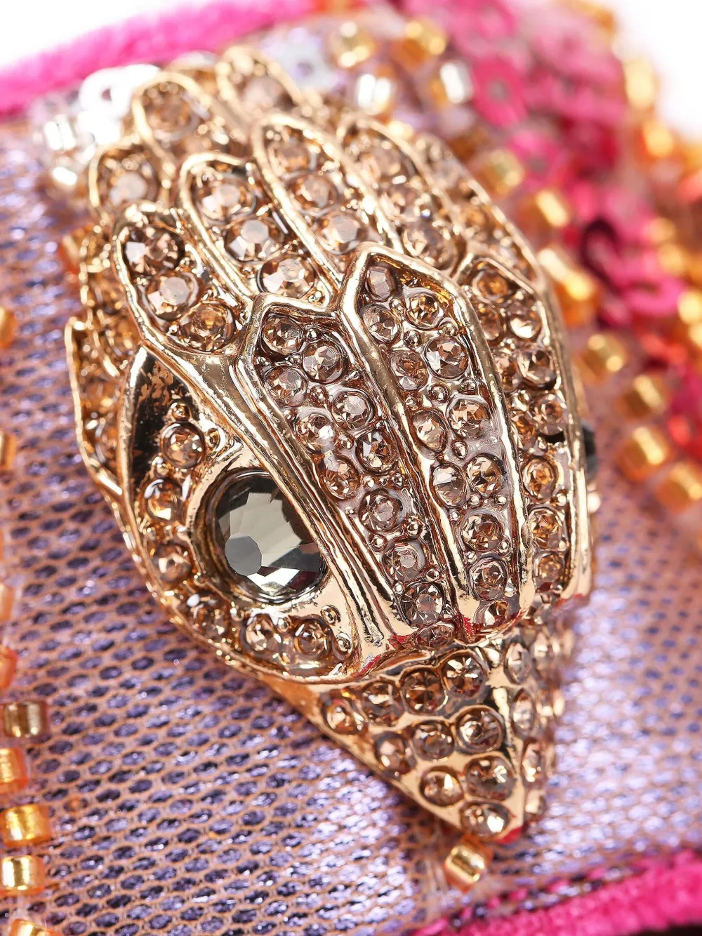 Kurt Geiger London 125 mm sandalen verfraaid met pailletten en plateauzool Roze