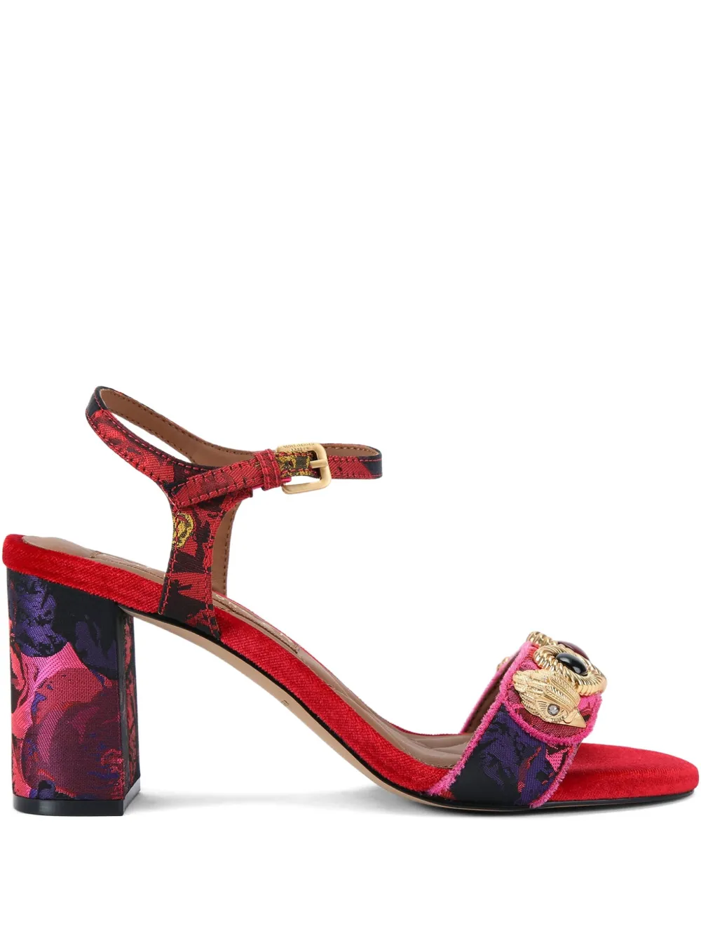 Kurt Geiger London 75 mm Kensington Langley sandalen met blokhak Roze