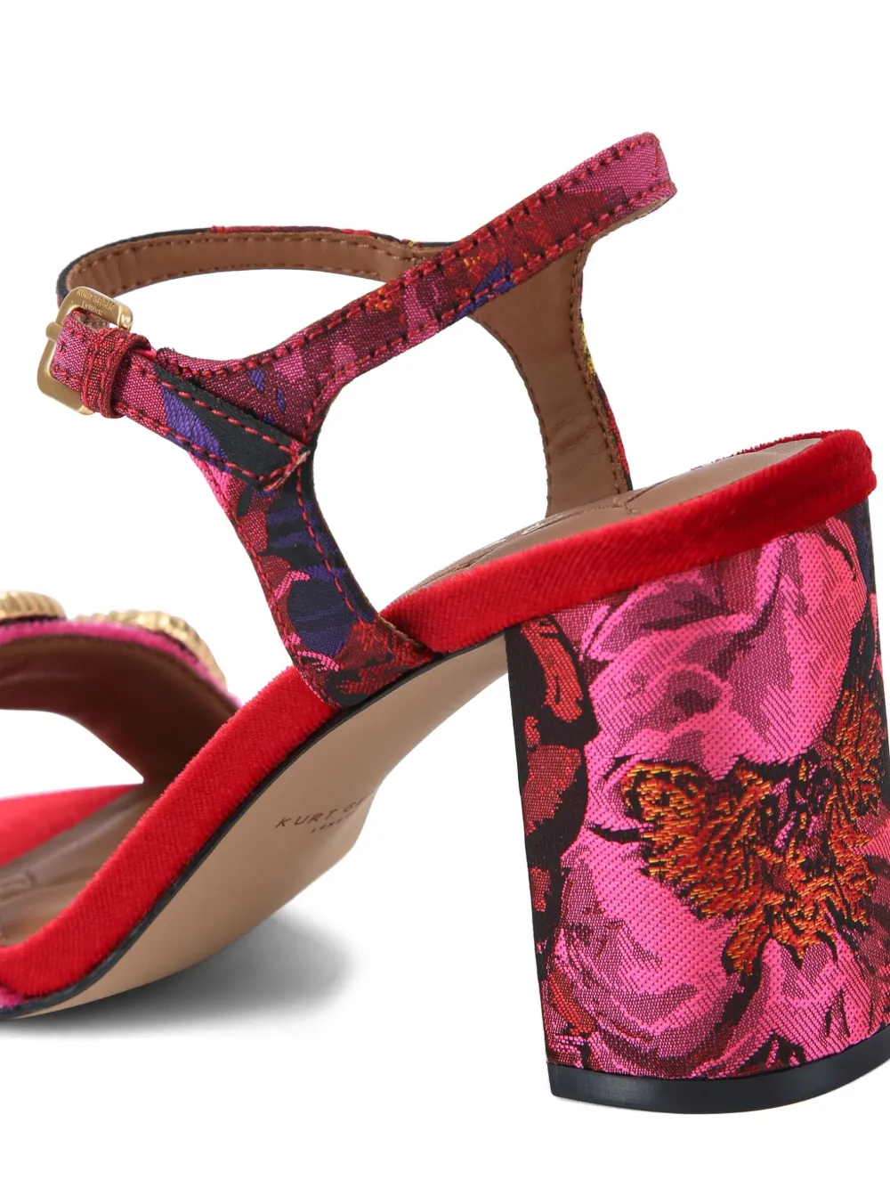 Kurt Geiger London 75 mm Kensington Langley sandalen met blokhak Roze