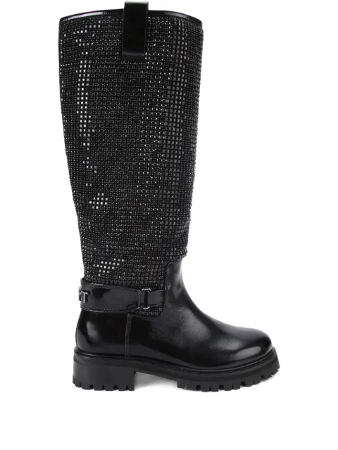 Kurt Geiger London botas altas con detalles de cristal