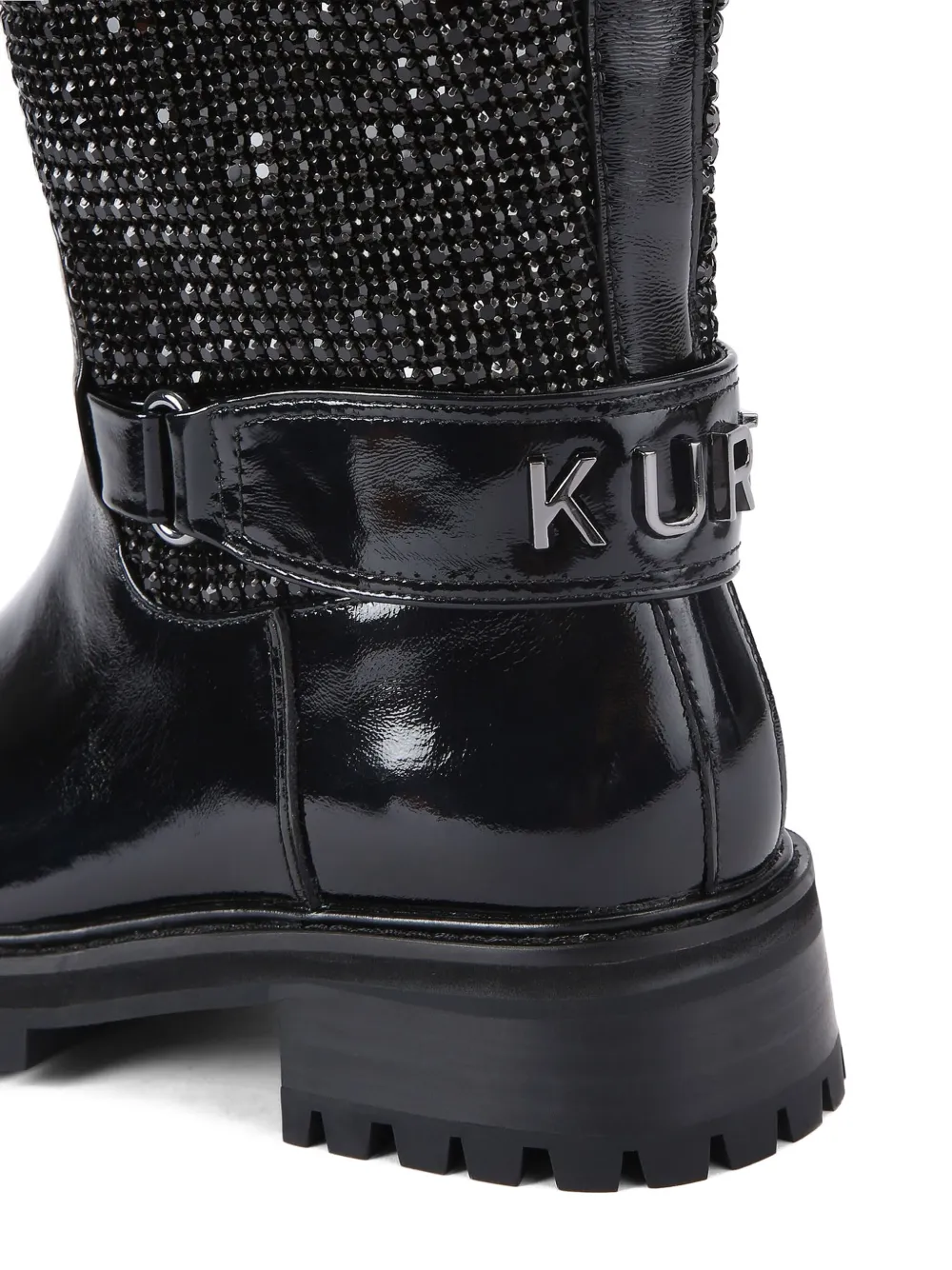 Kurt Geiger London Knielaarzen verfraaid met kristallen Zwart