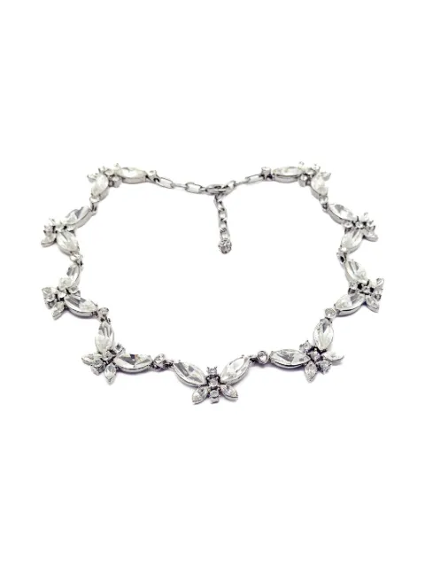 Jennifer Gibson Jewellery Sardi 1980s crystal butterfly necklace 