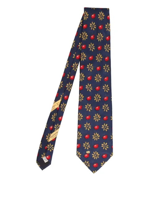 Valentino Garavani Pre-Owned floral-print silk tie