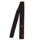 Saint Laurent Pre-Owned knit wool tie - Black