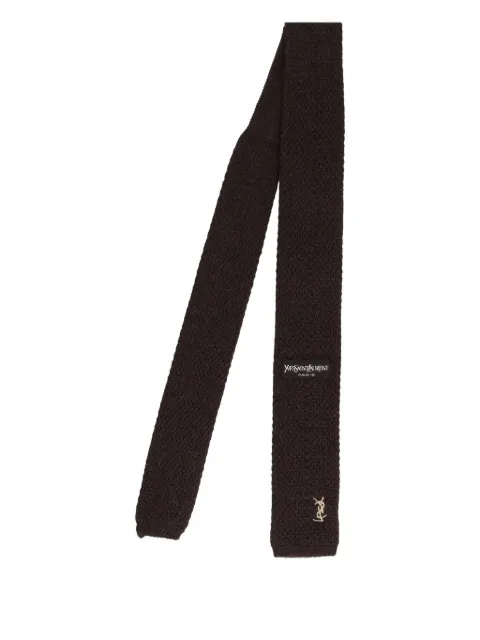 Saint Laurent Pre-Owned knit wool tie