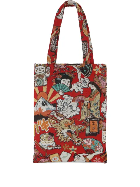Bless jacquard tote bag